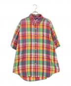 RALPH LAURENラルフローレン）の古着「半袖チェックBDシャツ」｜マルチカラー