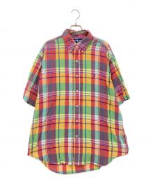 RALPH LAUREN（ラルフローレン）の古着「半袖チェックBDシャツ」｜マルチカラー