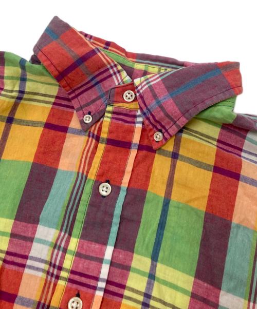 RALPH LAUREN（ラルフローレン）RALPH LAUREN (ラルフローレン) 半袖チェックBDシャツ マルチカラー サイズ:LLの古着・服飾アイテム
