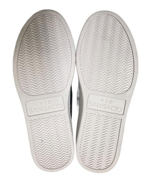 Sangacio（サンガッチョ）Sangacio (サンガッチョ) にゅ～ずLOAFER ブラック×ホワイト サイズ:23.0cmの古着・服飾アイテム