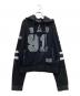 BAD BLOOD（バッドブラッド）の古着「Workshop Net Rugby Hooded Zip Up」｜ブラック