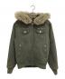 AAKAM（アーカム）の古着「Fur Camo Contrast Jacket」｜グリーン