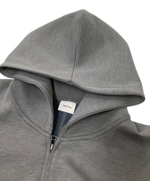 TENTIAL（テンシャル）TENTIAL (テンシャル) テックスウェットフルジップフーディー グレー サイズ:Mの古着・服飾アイテム