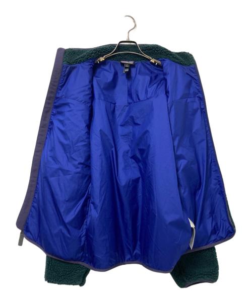 Patagonia（パタゴニア）Patagonia (パタゴニア) Classic Retro-X Jacket グリーン×パープル サイズ:Sの古着・服飾アイテム