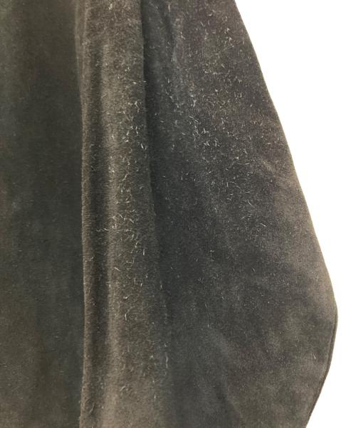 USED（ユーズド）USED (ユーズド) バイカースウェードプルオーバージャケット ブラック サイズ:Sの古着・服飾アイテム