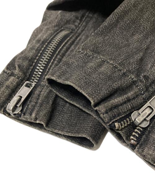 TRUE RELIGION（トゥルー レリジョン）TRUE RELIGION (トゥルー レリジョン) ジップアップデニムジャケット ブラック サイズ:Mの古着・服飾アイテム