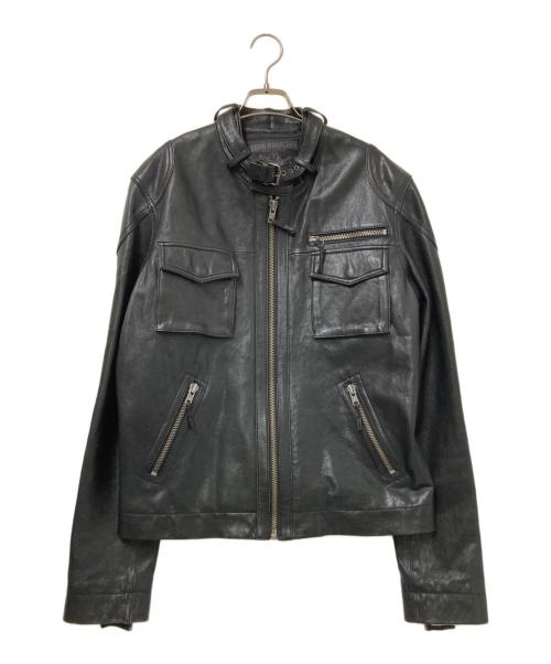 TRUE RELIGION（トゥルー レリジョン）TRUE RELIGION (トゥルー レリジョン) レザージャケット ブラック サイズ:Mの古着・服飾アイテム