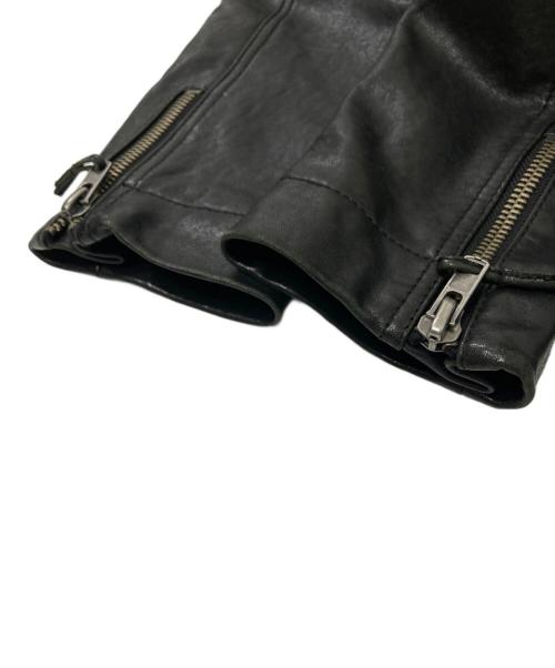 TRUE RELIGION（トゥルー レリジョン）TRUE RELIGION (トゥルー レリジョン) レザージャケット ブラック サイズ:Mの古着・服飾アイテム