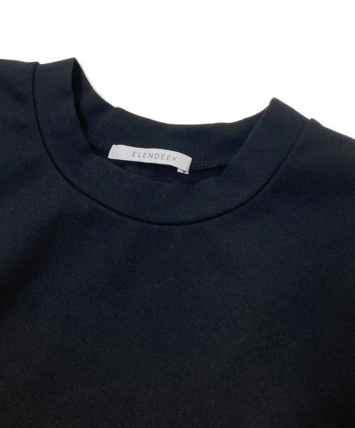 ELENDEEK（エレンディーク）ELENDEEK (エレンディーク) 半袖スウェットワンピース ブラック サイズ:01の古着・服飾アイテム