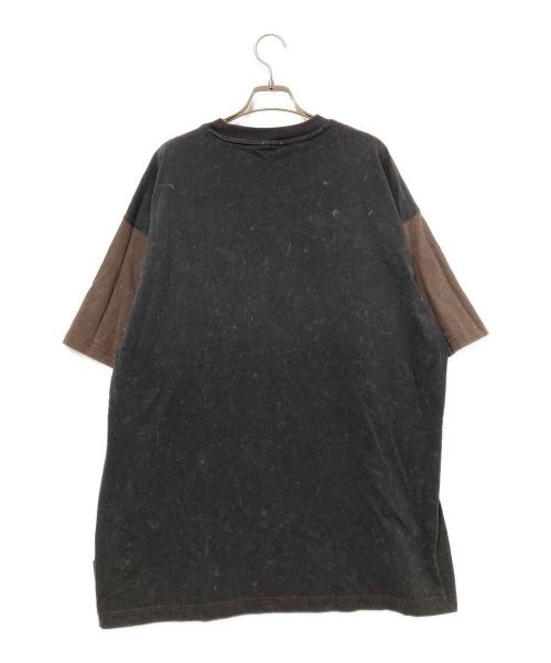 PUMA（プーマ）PUMA (プーマ) 切替カットソー ブラック サイズ:Lの古着・服飾アイテム