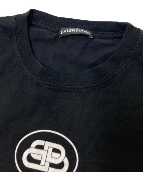 BALENCIAGA（バレンシアガ）BALENCIAGA (バレンシアガ) BB Logo Tee ブラック サイズ:XSの古着・服飾アイテム