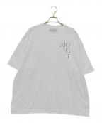 ARTIST PROOFアーティトプルーフ）の古着「Art is T T-shirt S/S」｜ホワイト×ブラック