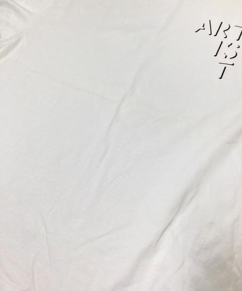 ARTIST PROOF（アーティトプルーフ）ARTIST PROOF (アーティトプルーフ) Art is T T-shirt S/S ホワイト×ブラック サイズ:Lの古着・服飾アイテム