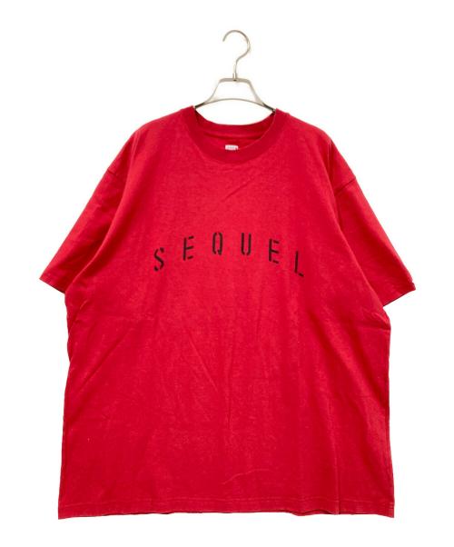 SEQUEL（シークエル）SEQUEL (シークエル) プリントTシャツ レッド サイズ:XLの古着・服飾アイテム