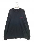 SEQUELシークエル）の古着「ロングスリーブTシャツ」｜ブラック×ピンク