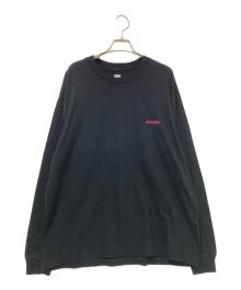 SEQUEL（シークエル）の古着「ロングスリーブTシャツ」｜ブラック×ピンク