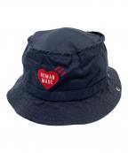 HUMAN MADEヒューマンメイド）の古着「BUCKET HAT」｜ネイビー×レッド