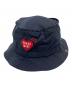 HUMAN MADE（ヒューマンメイド）の古着「BUCKET HAT」｜ネイビー×レッド