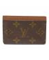 LOUIS VUITTON (ルイ ヴィトン) カードケース ブラウン サイズ:下記参照：18000円