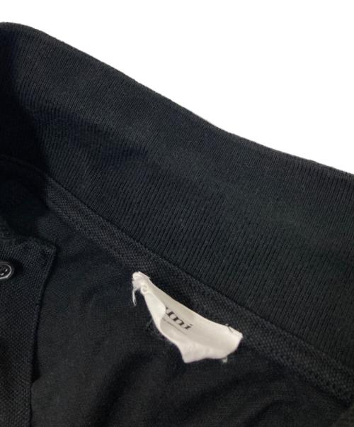 AMI Alexandre Mattiussi（アミアレクサンドルマテュッシ）AMI Alexandre Mattiussi (アミアレクサンドルマテュッシ) AMI DE COEUR POLO SHIRT ブラック サイズ:Mの古着・服飾アイテム