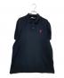 AMI Alexandre Mattiussi（アミアレクサンドルマテュッシ）の古着「AMI DE COEUR POLO SHIRT」｜ブラック