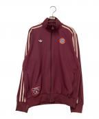 adidasアディダス）の古着「FCバイエルン テラスアイコン トラックトップ」｜ボルドー