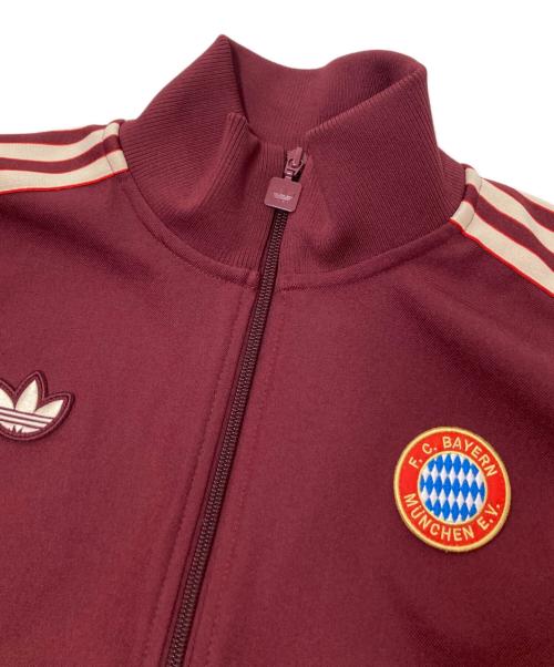 adidas（アディダス）adidas (アディダス) FCバイエルン テラスアイコン トラックトップ ボルドー サイズ:Lの古着・服飾アイテム
