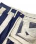 中古・古着 Wrangler (ラングラー) ストライプフレアパンツ ホワイト×ブルー サイズ:W38×L30：4000円
