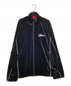 SUPREMEシュプリーム）の古着「ヴェロアメッシュ トラックジャケット」｜ブラック