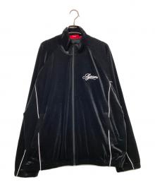 SUPREME（シュプリーム）の古着「ヴェロアメッシュ トラックジャケット」｜ブラック