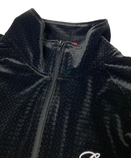 SUPREME（シュプリーム）SUPREME (シュプリーム) ヴェロアメッシュ トラックジャケット ブラック サイズ:XLの古着・服飾アイテム