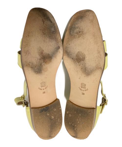 TOMORROW LAND（トゥモローランド）TOMORROW LAND (トゥモローランド) グルカサンダル イエロー サイズ:38の古着・服飾アイテム
