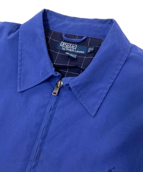 POLO RALPH LAUREN（ポロ・ラルフローレン）POLO RALPH LAUREN (ポロ・ラルフローレン) ピーチスキンスイングトップ ネイビー サイズ:XLの古着・服飾アイテム