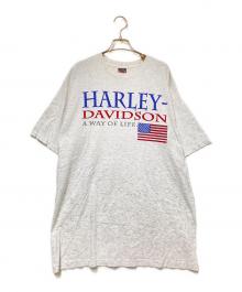 HARLEY-DAVIDSON（ハーレーダビッドソン）の古着「プリントTシャツ」｜ホワイト