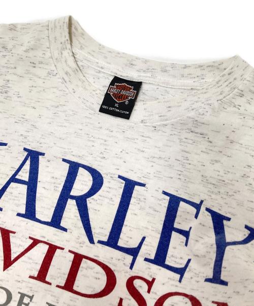 HARLEY-DAVIDSON（ハーレーダビッドソン）HARLEY-DAVIDSON (ハーレーダビッドソン) プリントTシャツ ホワイト サイズ:XLの古着・服飾アイテム