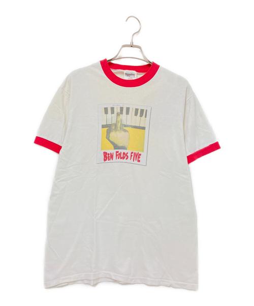ONEITA（オニータ）ONEITA (オニータ) リンガープリントTシャツ レッド×ホワイト サイズ:下記参照の古着・服飾アイテム