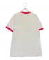 ONEITA (オニータ) リンガープリントTシャツ レッド×ホワイト サイズ:下記参照：4000円
