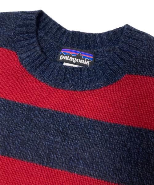 Patagonia（パタゴニア）Patagonia (パタゴニア) ボーダーニット レッド×ブラック サイズ:S 未使用品の古着・服飾アイテム