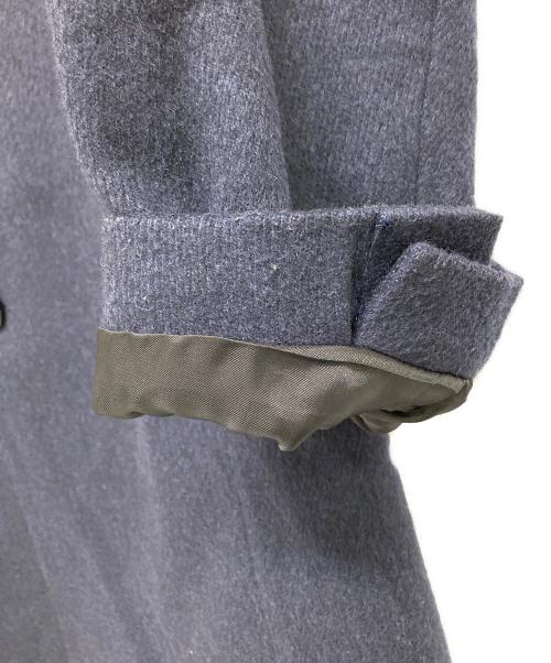 BLACK LABEL CRESTBRIDGE（ブラックレーベル クレストブリッジ）BLACK LABEL CRESTBRIDGE (ブラックレーベル クレストブリッジ) カルゼビーバースタンドカラーコート ネイビー サイズ:Mの古着・服飾アイテム