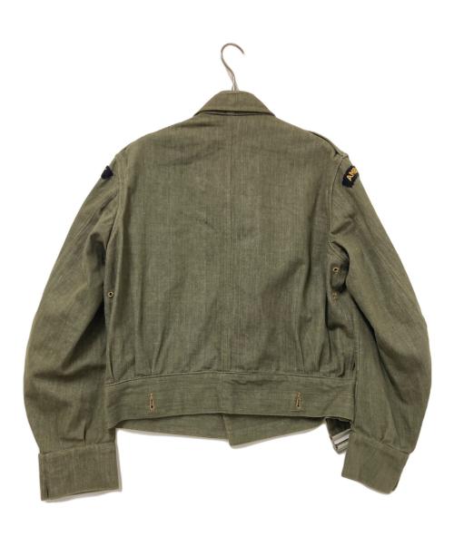 British Army（ブリティッシュアーミー）British Army (ブリティッシュアーミー) グリーンデニムバトルドレスジャケット オリーブ サイズ:5の古着・服飾アイテム