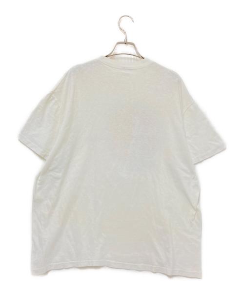 HICRU（ハイクルー）HICRU (ハイクルー) プリントTシャツ ホワイト サイズ:XLの古着・服飾アイテム