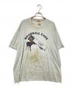 FRUIT OF THE LOOMフルーツオブザルーム）の古着「DEER プリントTシャツ」｜グレー