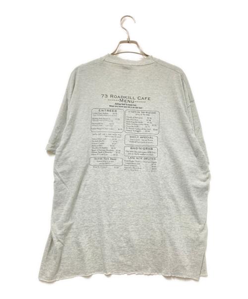 FRUIT OF THE LOOM（フルーツオブザルーム）FRUIT OF THE LOOM (フルーツオブザルーム) DEER プリントTシャツ グレー サイズ:XLの古着・服飾アイテム