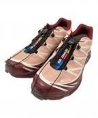 SALOMONサロモン）の古着「Mahogany Rose ローカットスニーカー」｜ブラウン×ピンク