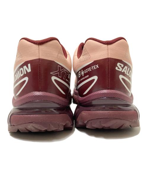 SALOMON（サロモン）SALOMON (サロモン) Mahogany Rose ローカットスニーカー ブラウン×ピンク サイズ:27.5cmの古着・服飾アイテム