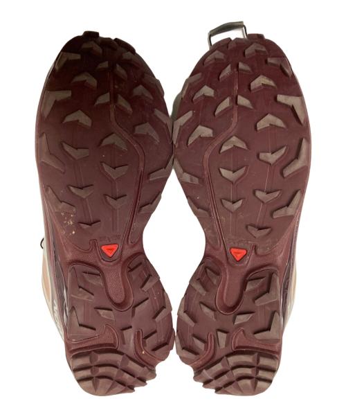 SALOMON（サロモン）SALOMON (サロモン) Mahogany Rose ローカットスニーカー ブラウン×ピンク サイズ:27.5cmの古着・服飾アイテム