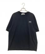 AMI PARISアミ パリス）の古着「ロゴTシャツ」｜ブラック