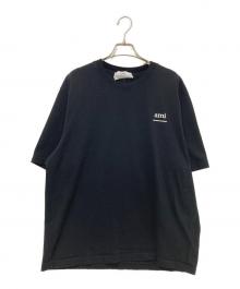 AMI PARIS（アミ パリス）の古着「ロゴTシャツ」｜ブラック