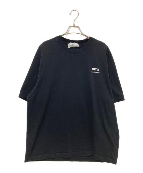 AMI PARIS（アミ パリス）AMI PARIS (アミ パリス) ロゴTシャツ ブラック サイズ:Lの古着・服飾アイテム