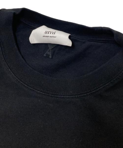 AMI PARIS（アミ パリス）AMI PARIS (アミ パリス) ロゴTシャツ ブラック サイズ:Lの古着・服飾アイテム
